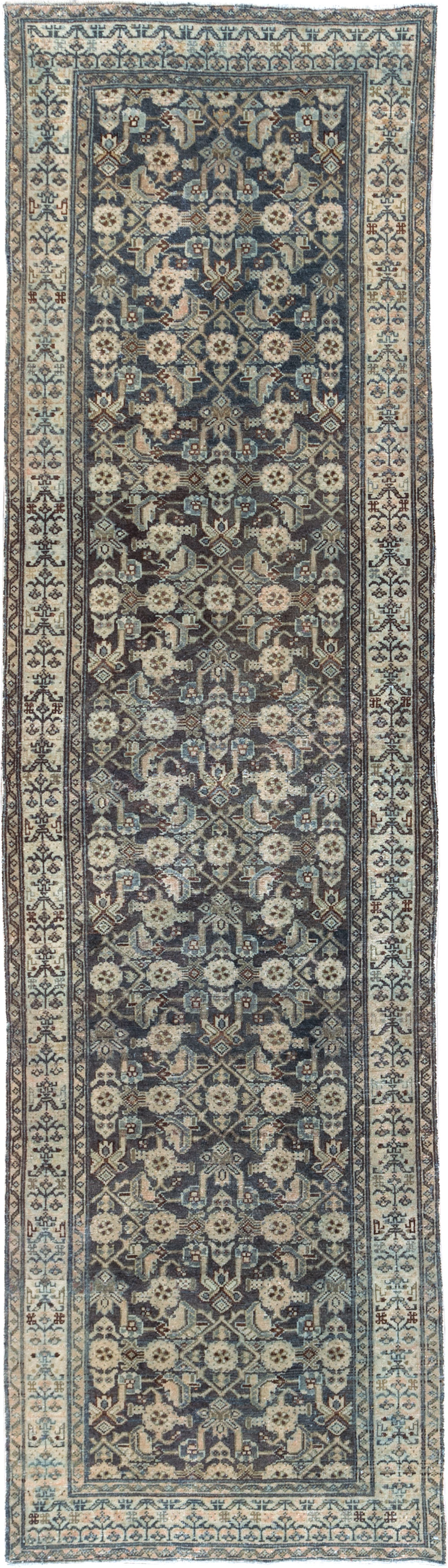 Vintage Persian Malayer Runner, No.29429 - Galerie Shabab