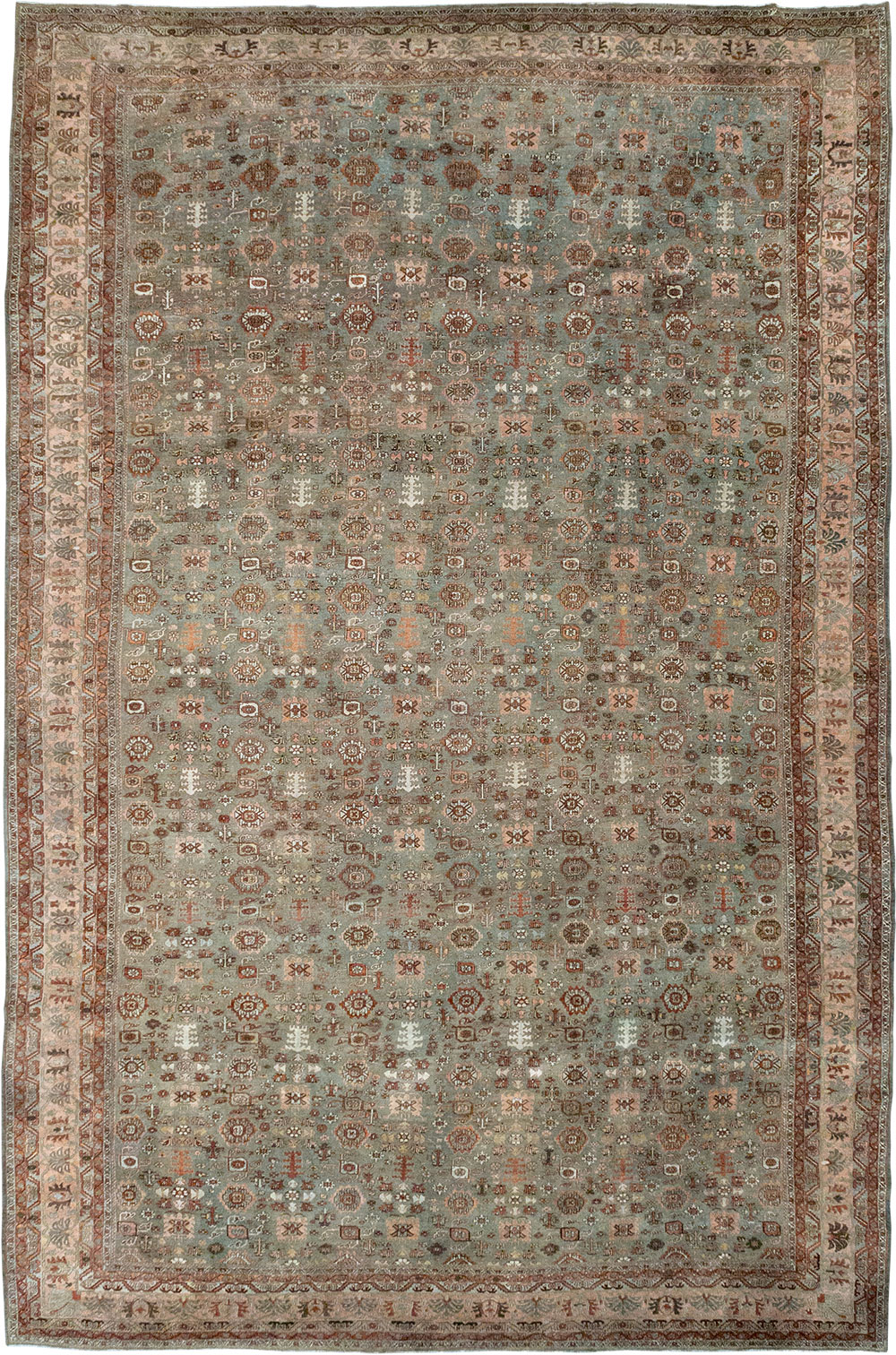 Antique Persian Bidjar Oversize Carpet, No.29430 - Galerie Shabab