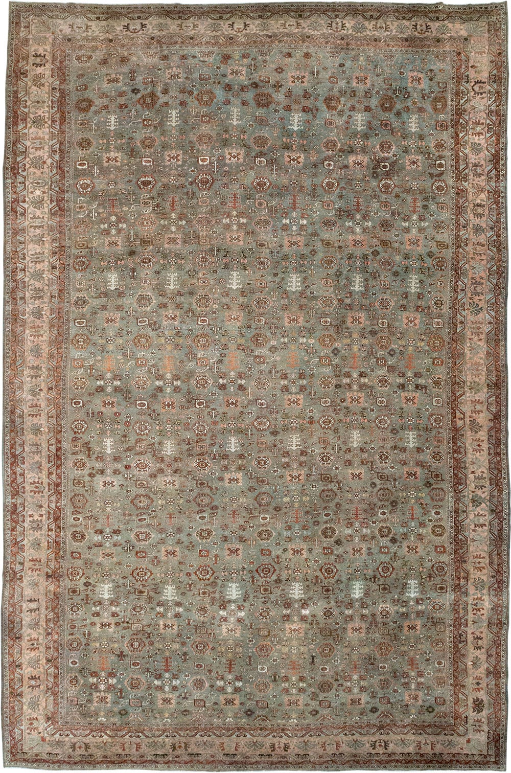 Antique Persian Bidjar Oversize Carpet, No.29430 - Galerie Shabab