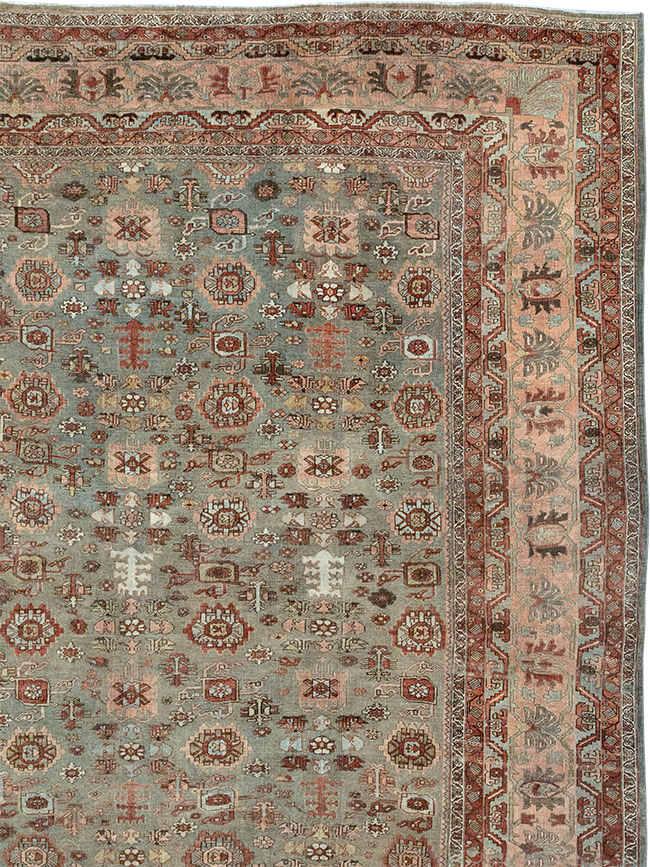 Antique Persian Bidjar Oversize Carpet, No.29430 - Galerie Shabab