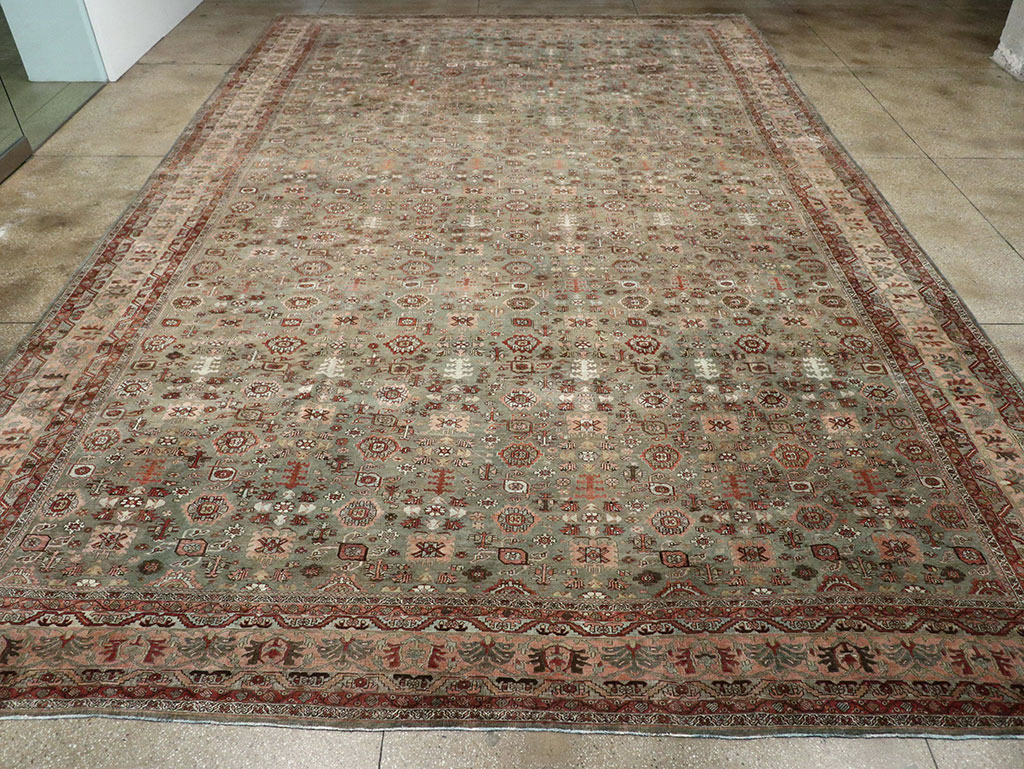 Antique Persian Bidjar Oversize Carpet, No.29430 - Galerie Shabab