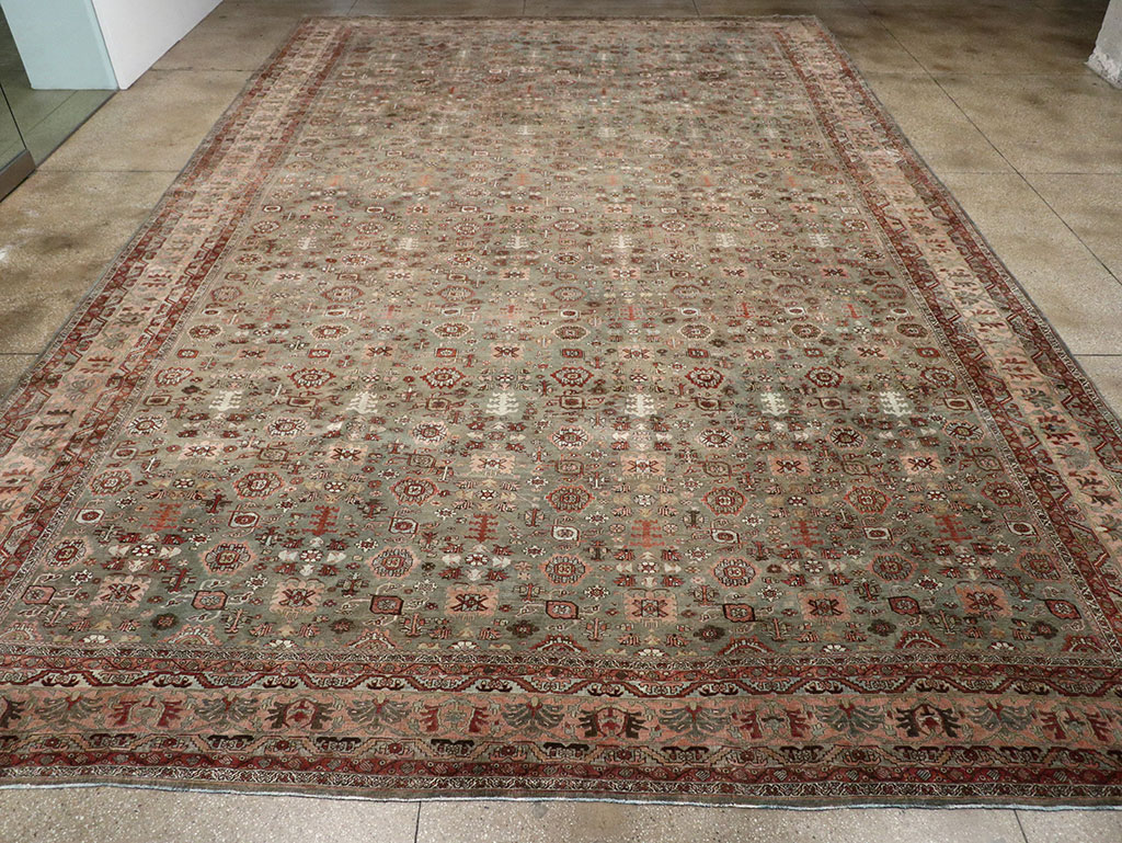 Antique Persian Bidjar Oversize Carpet, No.29430 - Galerie Shabab