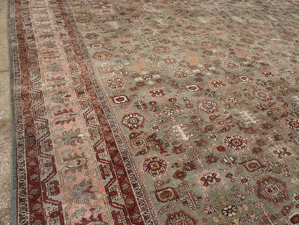 Antique Persian Bidjar Oversize Carpet, No.29430 - Galerie Shabab