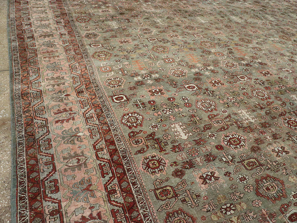 Antique Persian Bidjar Oversize Carpet, No.29430 - Galerie Shabab