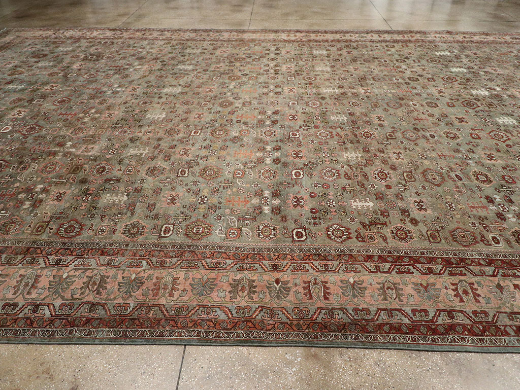 Antique Persian Bidjar Oversize Carpet, No.29430 - Galerie Shabab