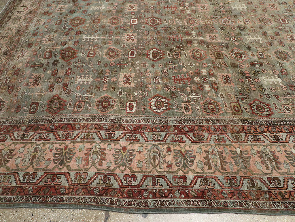Antique Persian Bidjar Oversize Carpet, No.29430 - Galerie Shabab