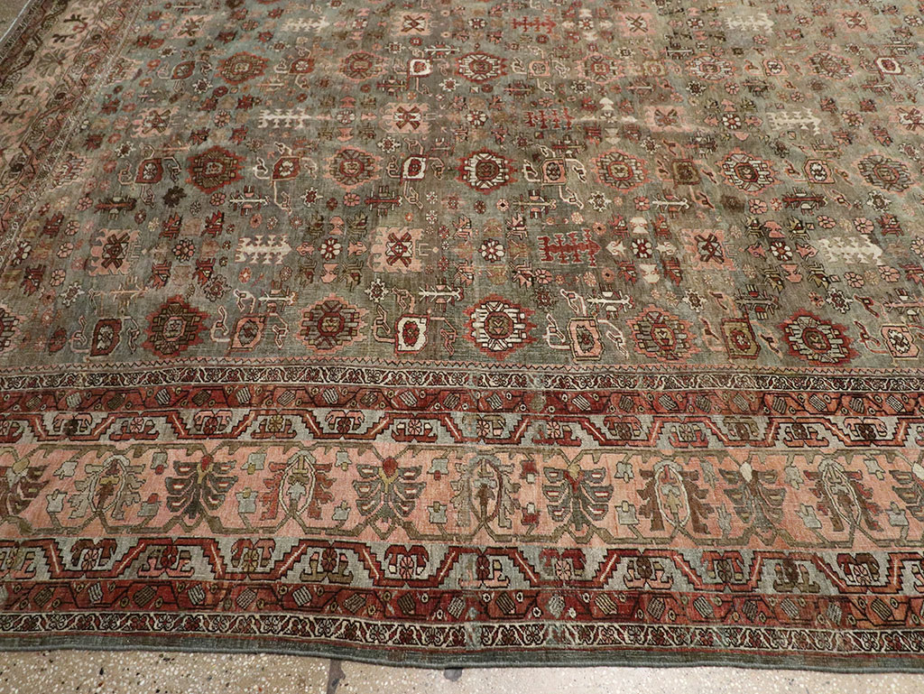 Antique Persian Bidjar Oversize Carpet, No.29430 - Galerie Shabab