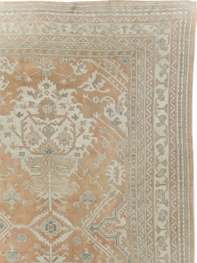 Antique Oushak Carpet, No.29438 - Galerie Shabab