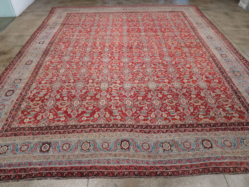 Antique Persian Bakshaish Large Carpet, No.29445 - Galerie Shabab