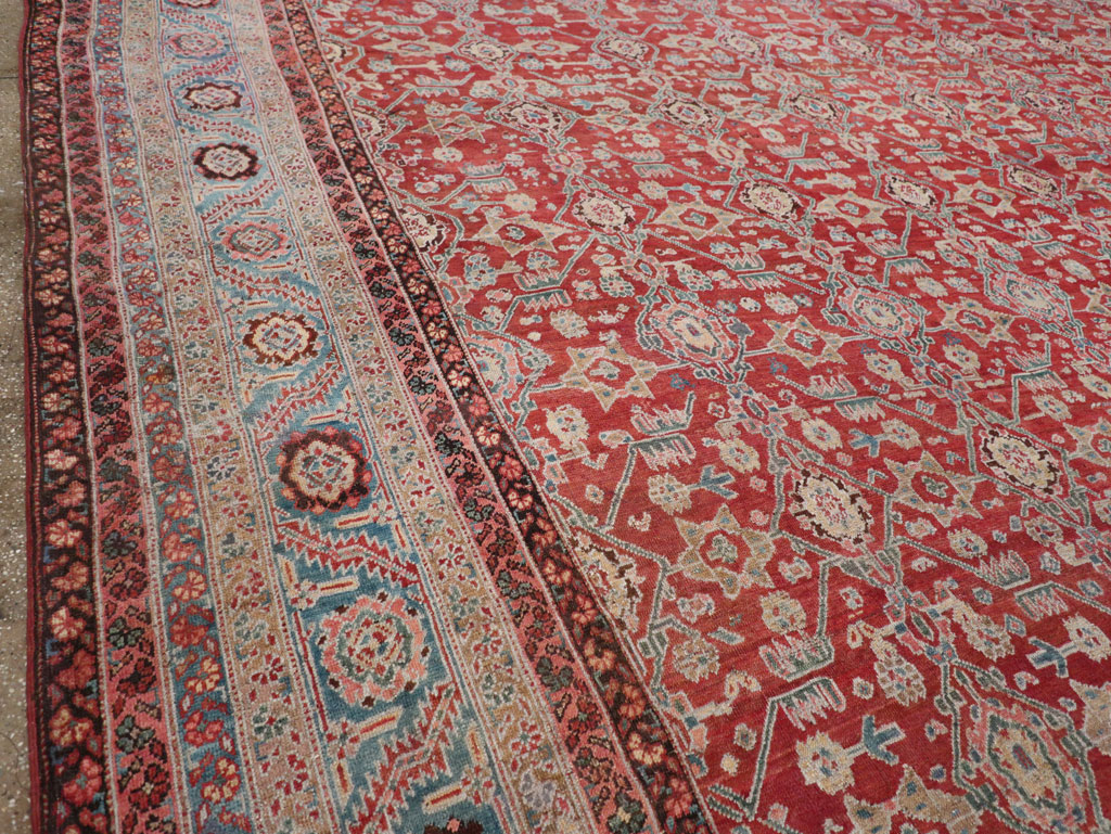 Antique Persian Bakshaish Large Carpet, No.29445 - Galerie Shabab