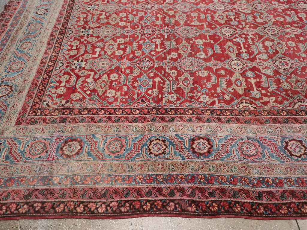 Antique Persian Bakshaish Large Carpet, No.29445 - Galerie Shabab