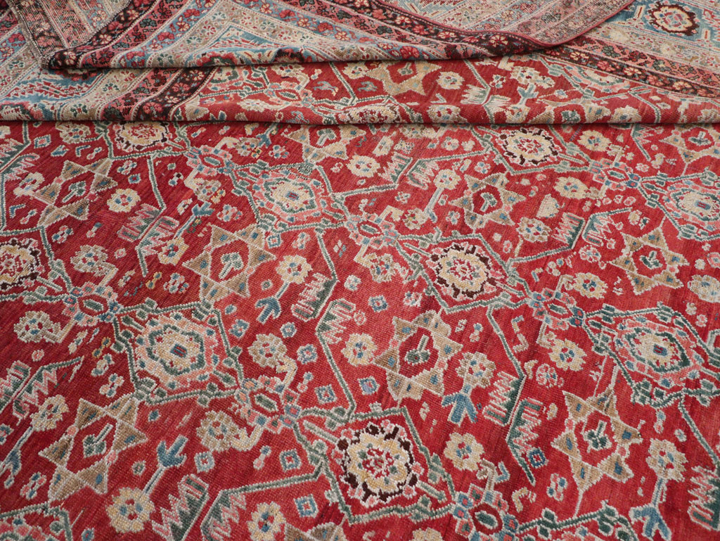 Antique Persian Bakshaish Large Carpet, No.29445 - Galerie Shabab