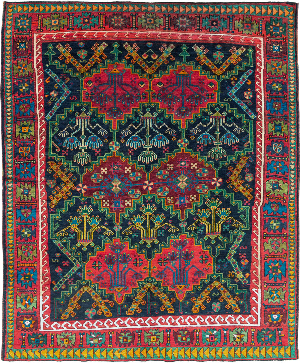 Vintage Persian Ardabil Small Room Size Carpet, No.29446 - Galerie Shabab