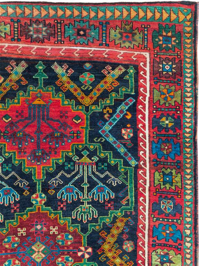 Vintage Persian Ardabil Small Room Size Carpet, No.29446 - Galerie Shabab