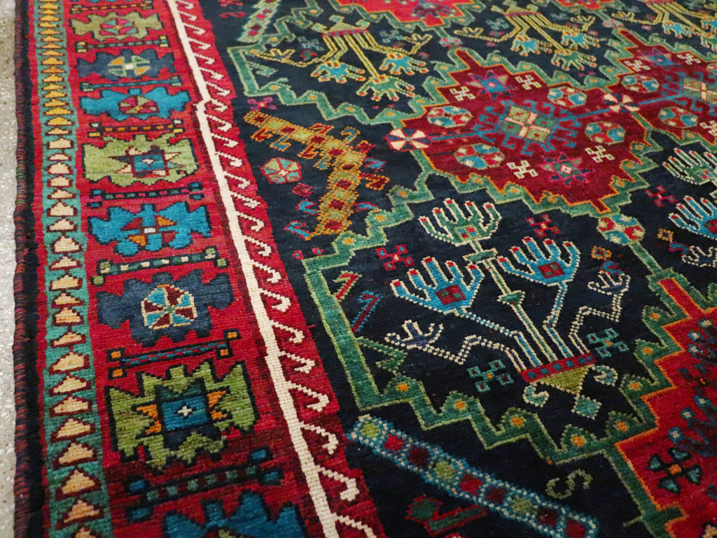 Vintage Persian Ardabil Small Room Size Carpet, No.29446 - Galerie Shabab