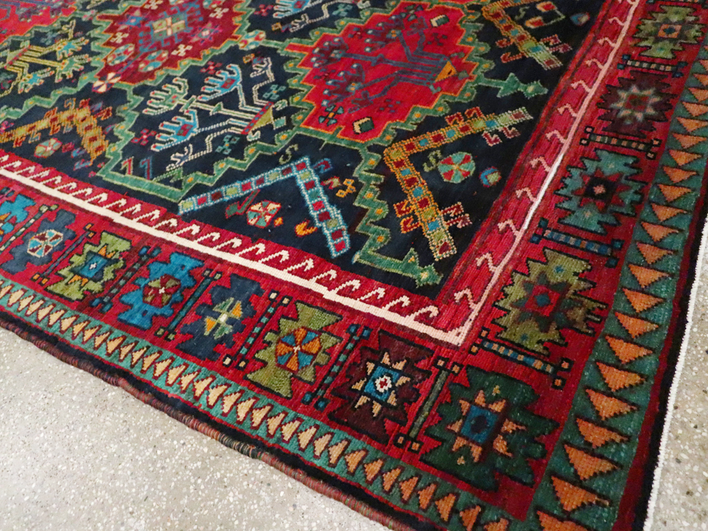 Vintage Persian Ardabil Small Room Size Carpet, No.29446 - Galerie Shabab