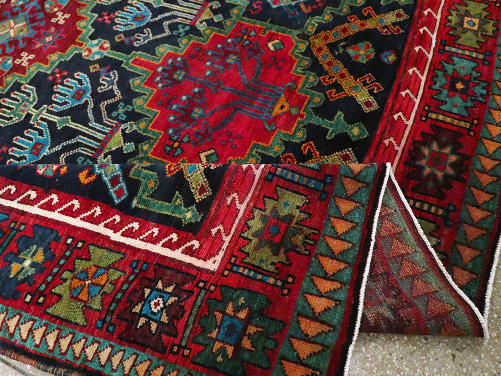Vintage Persian Ardabil Small Room Size Carpet, No.29446 - Galerie Shabab