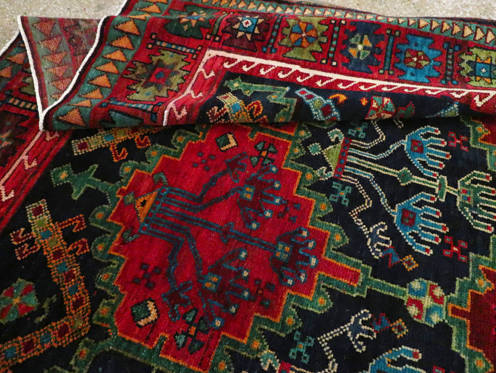 Vintage Persian Ardabil Small Room Size Carpet, No.29446 - Galerie Shabab