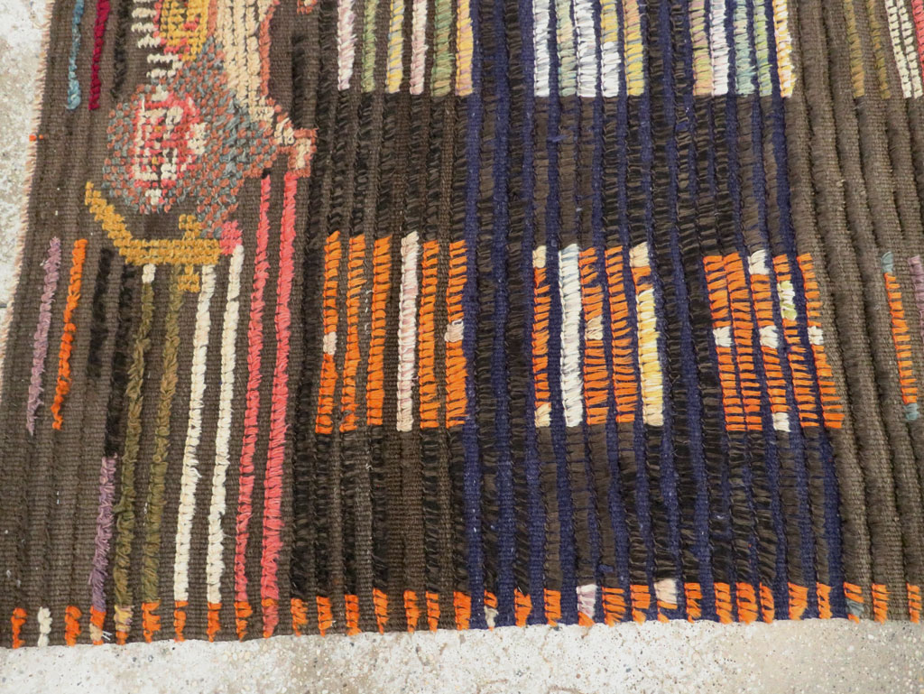 Vintage Persian Pictorial Gabbeh Rug, No.29448 - Galerie Shabab