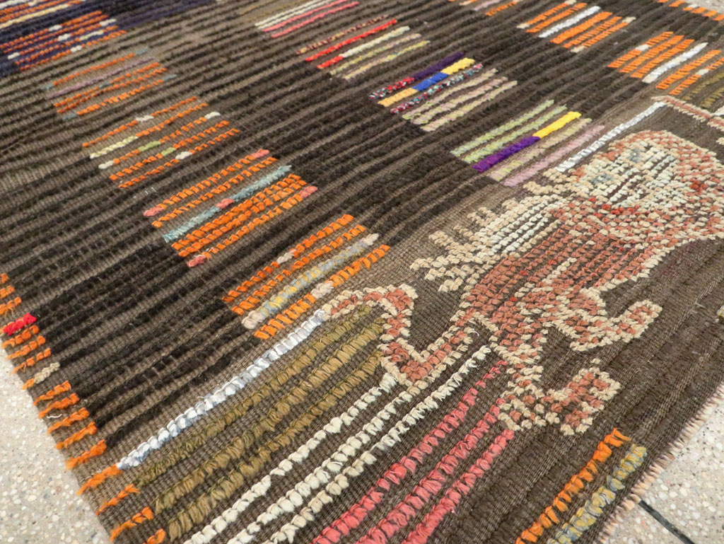 Vintage Persian Pictorial Gabbeh Rug, No.29448 - Galerie Shabab