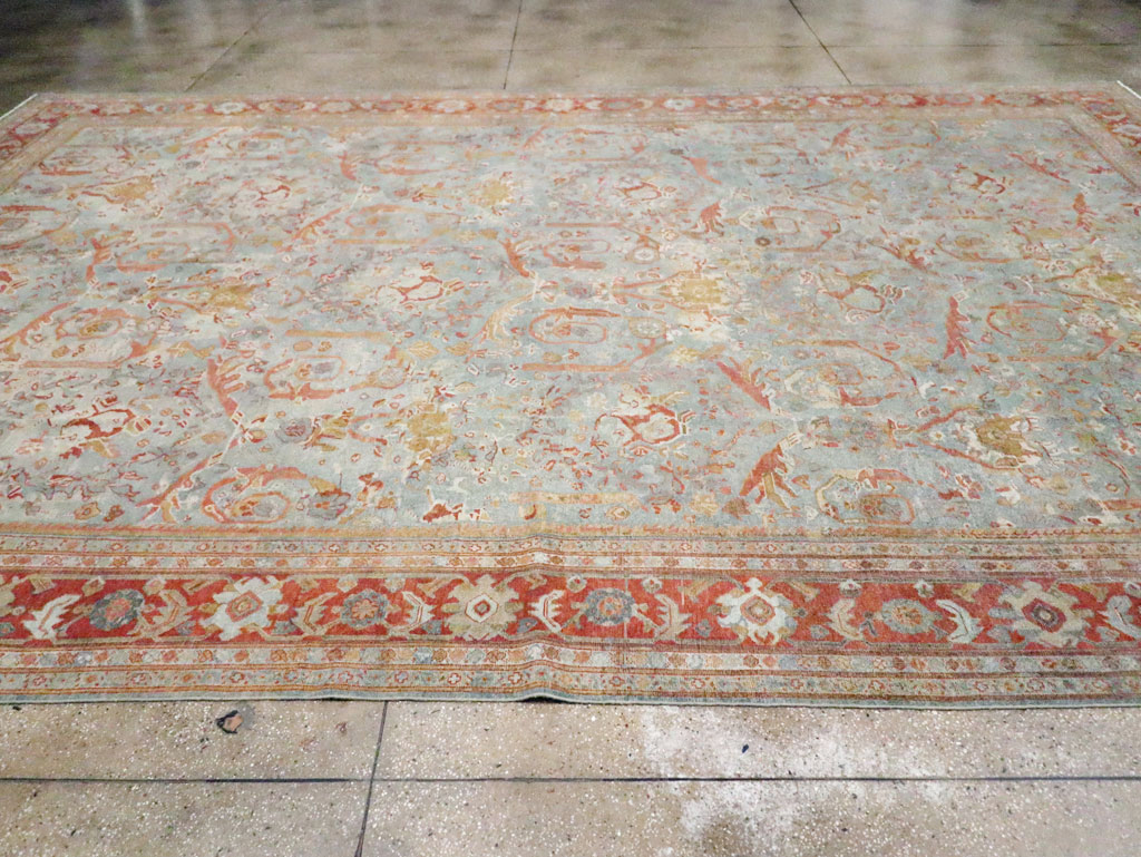 Anitque Persian Mahal Carpet, No.29460 - Galerie Shabab