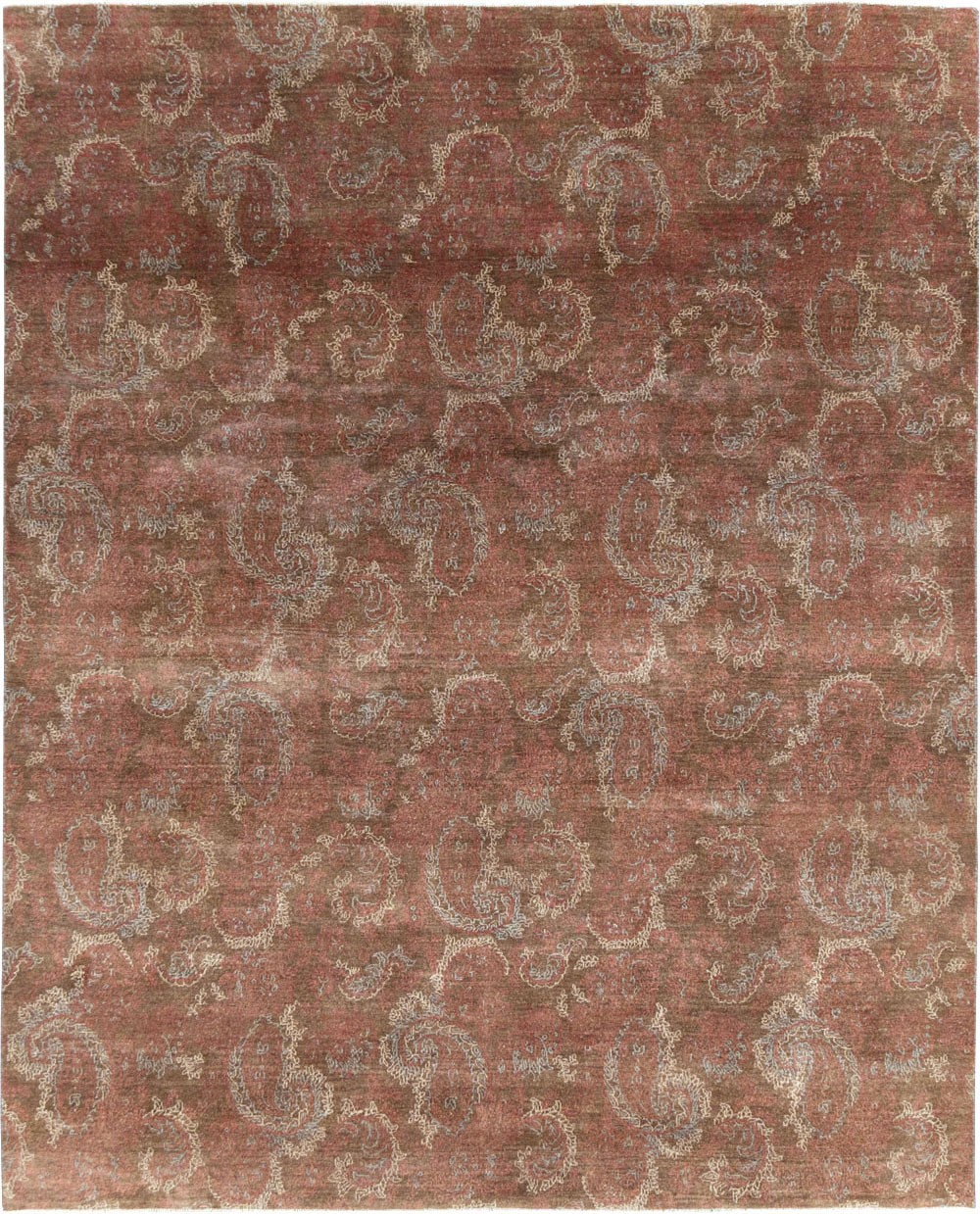 Vintage Persian Mashad Carpet, No.29464 - Galerie Shabab