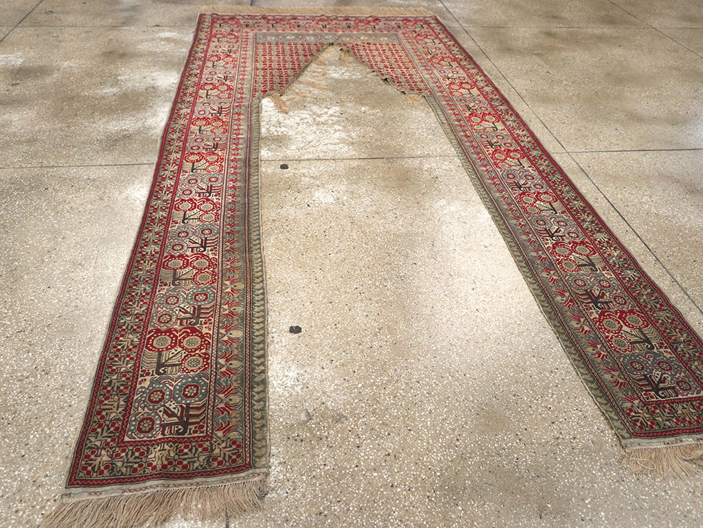 Antique Turkish Portiere Door Curtain, No.29465 - Galerie Shabab