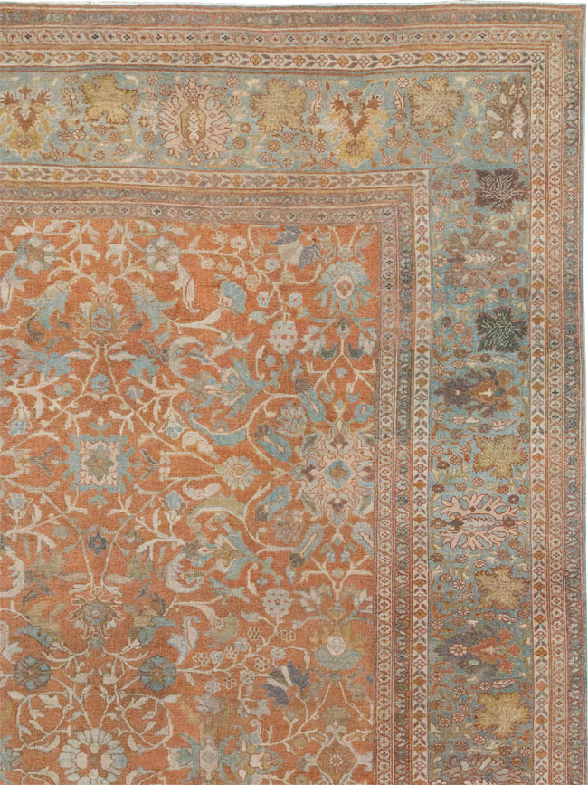 Antique Persian Mahal Oversize Carpet, No.29468 - Galerie Shabab