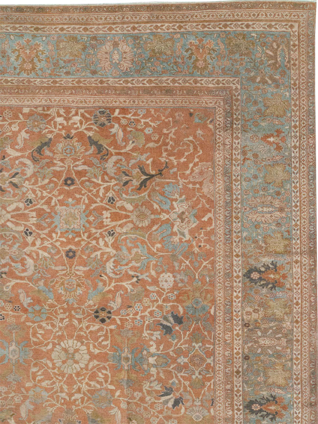 Antique Persian Mahal Oversize Carpet, No.29468 - Galerie Shabab