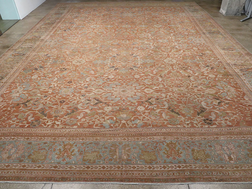 Antique Persian Mahal Oversize Carpet, No.29468 - Galerie Shabab