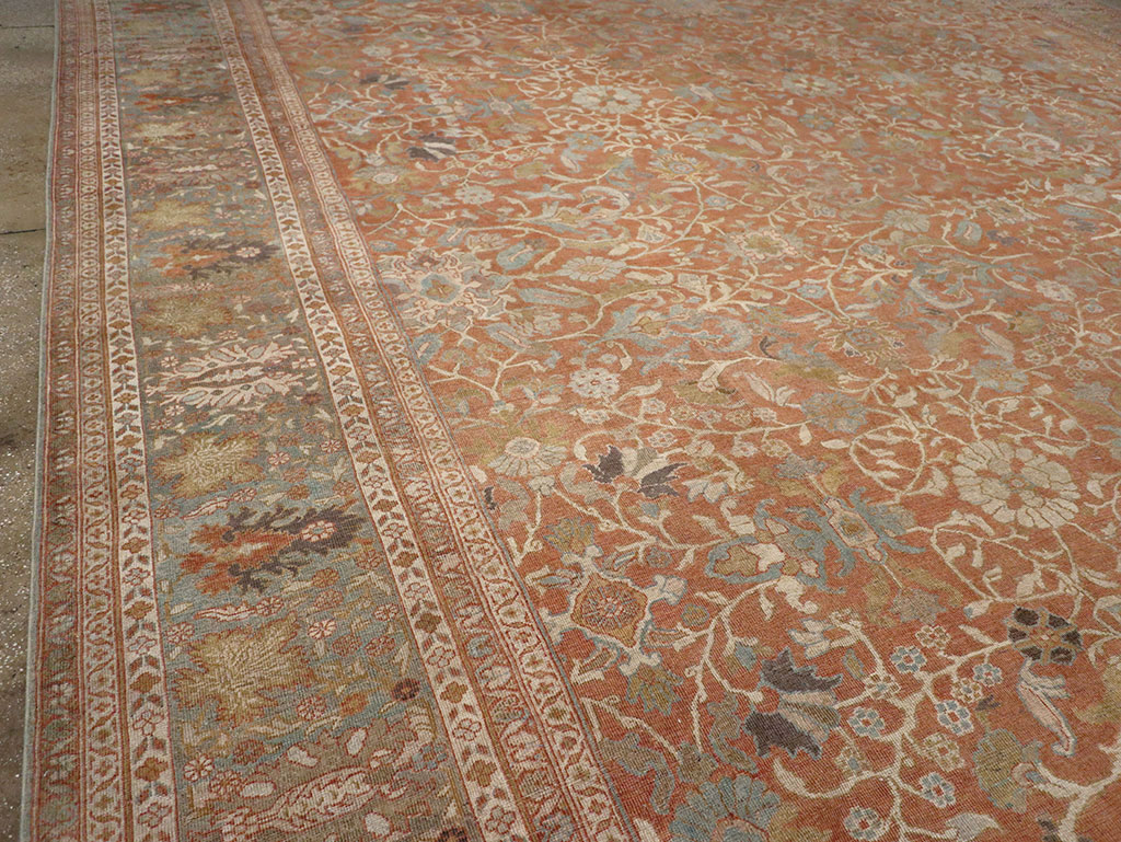 Antique Persian Mahal Oversize Carpet, No.29468 - Galerie Shabab
