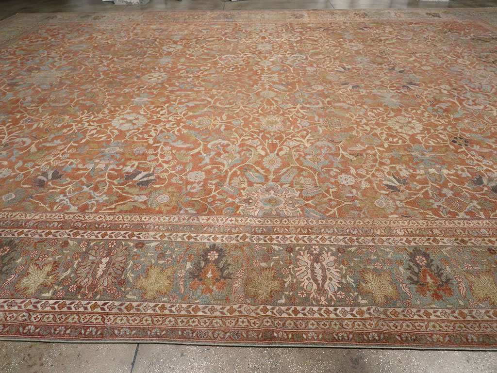 Antique Persian Mahal Oversize Carpet, No.29468 - Galerie Shabab