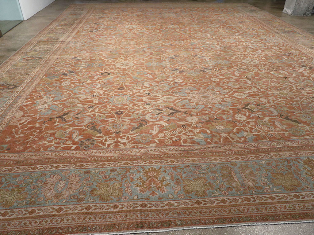 Antique Persian Mahal Oversize Carpet, No.29468 - Galerie Shabab