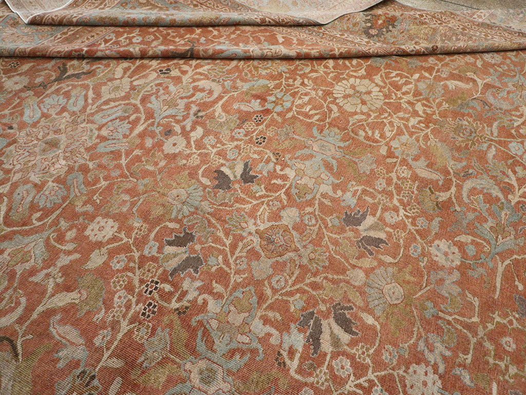 Antique Persian Mahal Oversize Carpet, No.29468 - Galerie Shabab