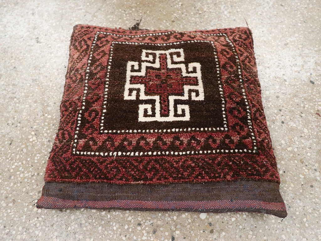 Vintage Persian Baluch Pillow, No.29474 - Galerie Shabab