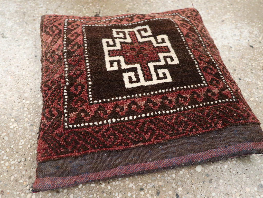 Vintage Persian Baluch Pillow, No.29474 - Galerie Shabab