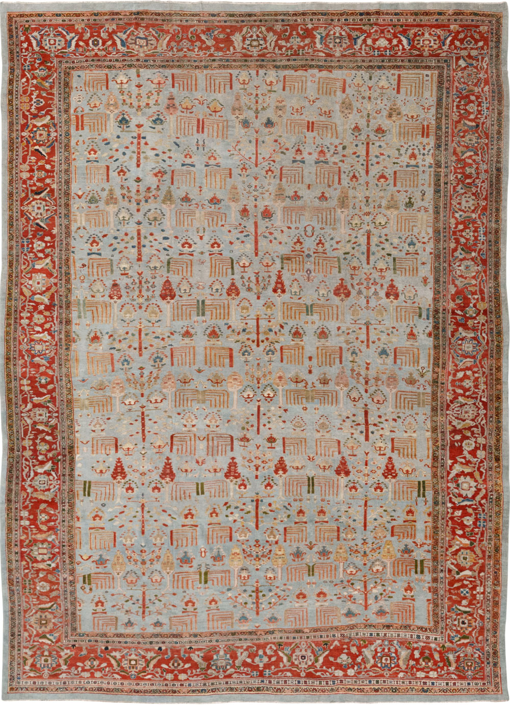 Antique Persian Sultanabad Oversize Carpet, No.29481 - Galerie Shabab
