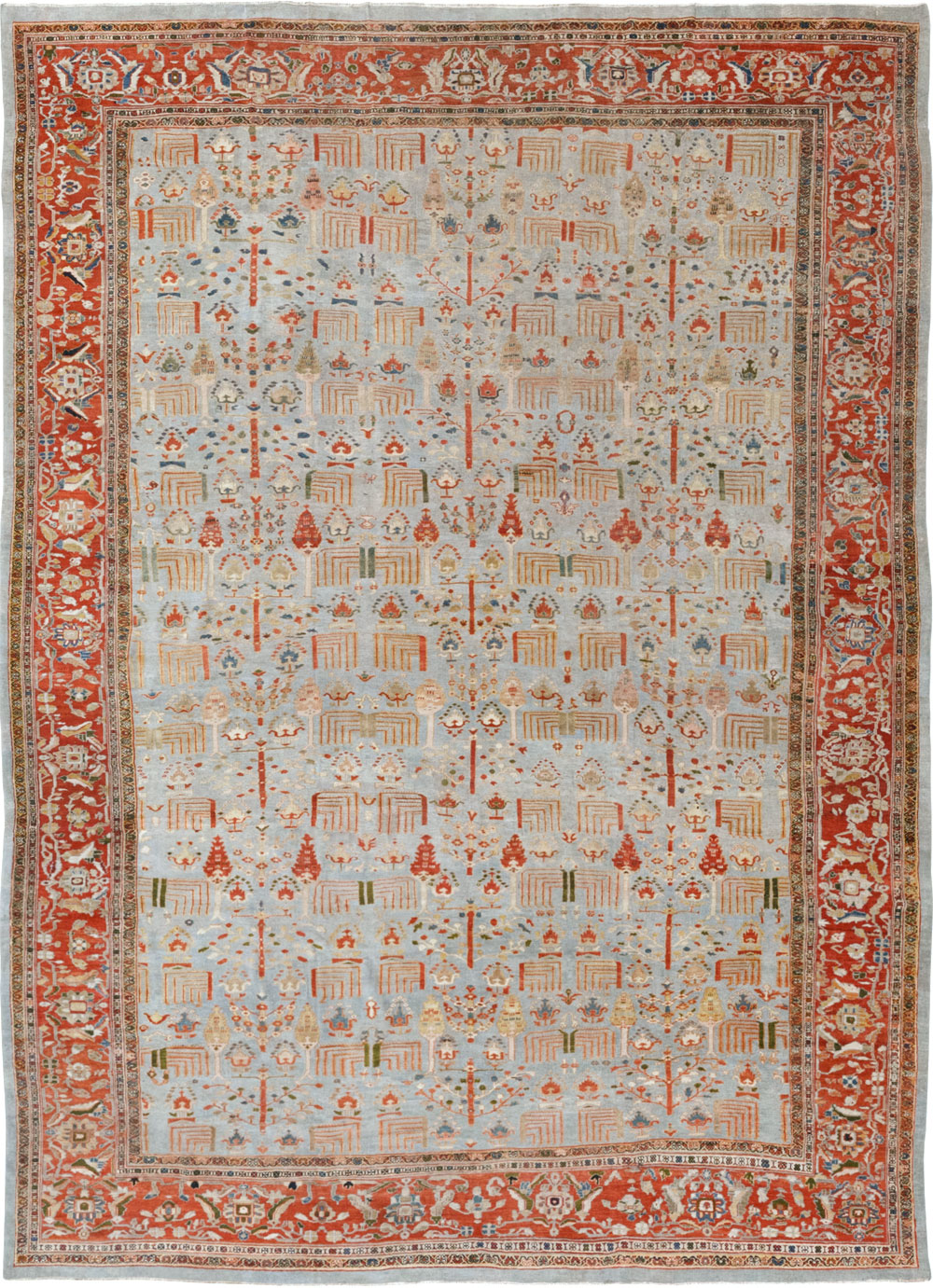 Antique Persian Sultanabad Oversize Carpet, No.29481 - Galerie Shabab