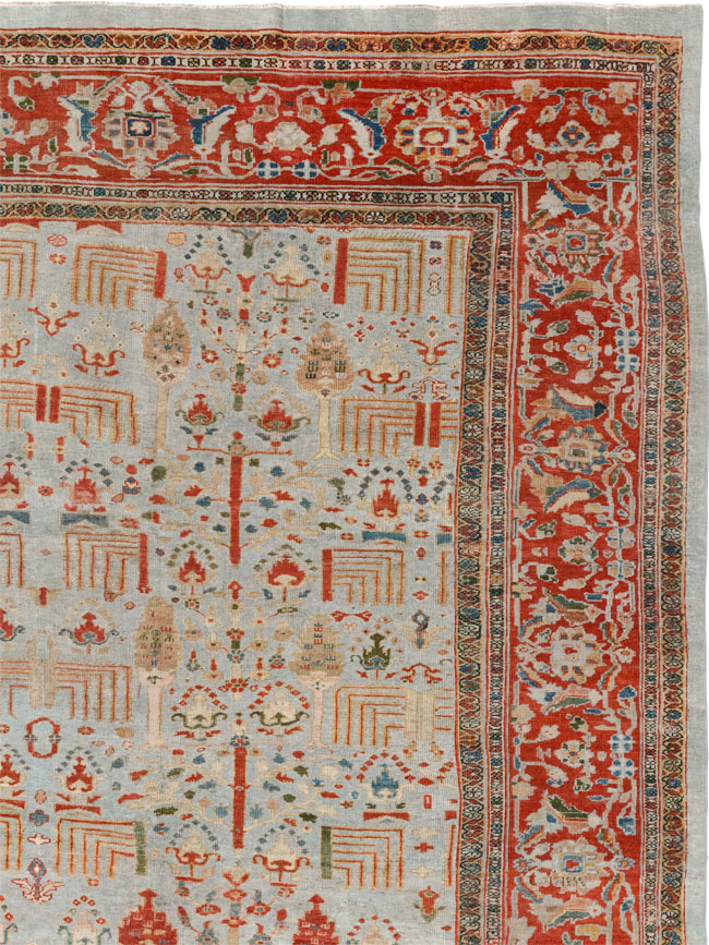 Antique Persian Sultanabad Oversize Carpet, No.29481 - Galerie Shabab