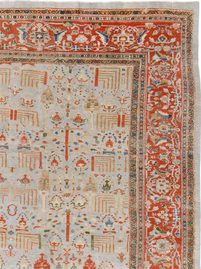Antique Persian Sultanabad Oversize Carpet, No.29481 - Galerie Shabab