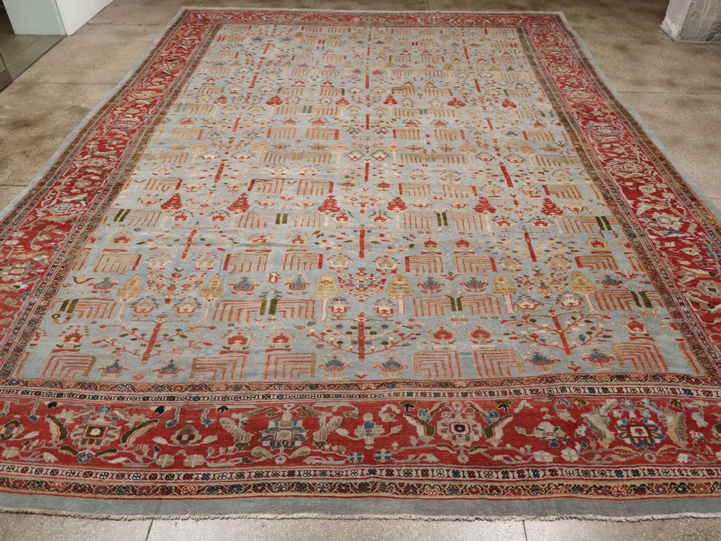 Antique Persian Sultanabad Oversize Carpet, No.29481 - Galerie Shabab