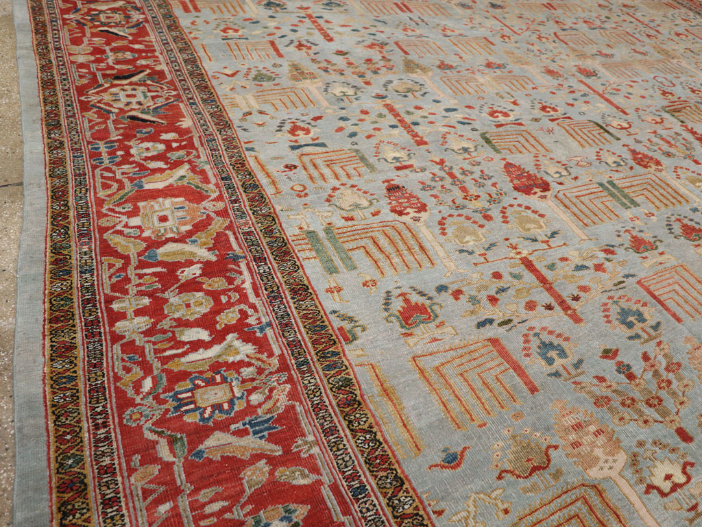 Antique Persian Sultanabad Oversize Carpet, No.29481 - Galerie Shabab