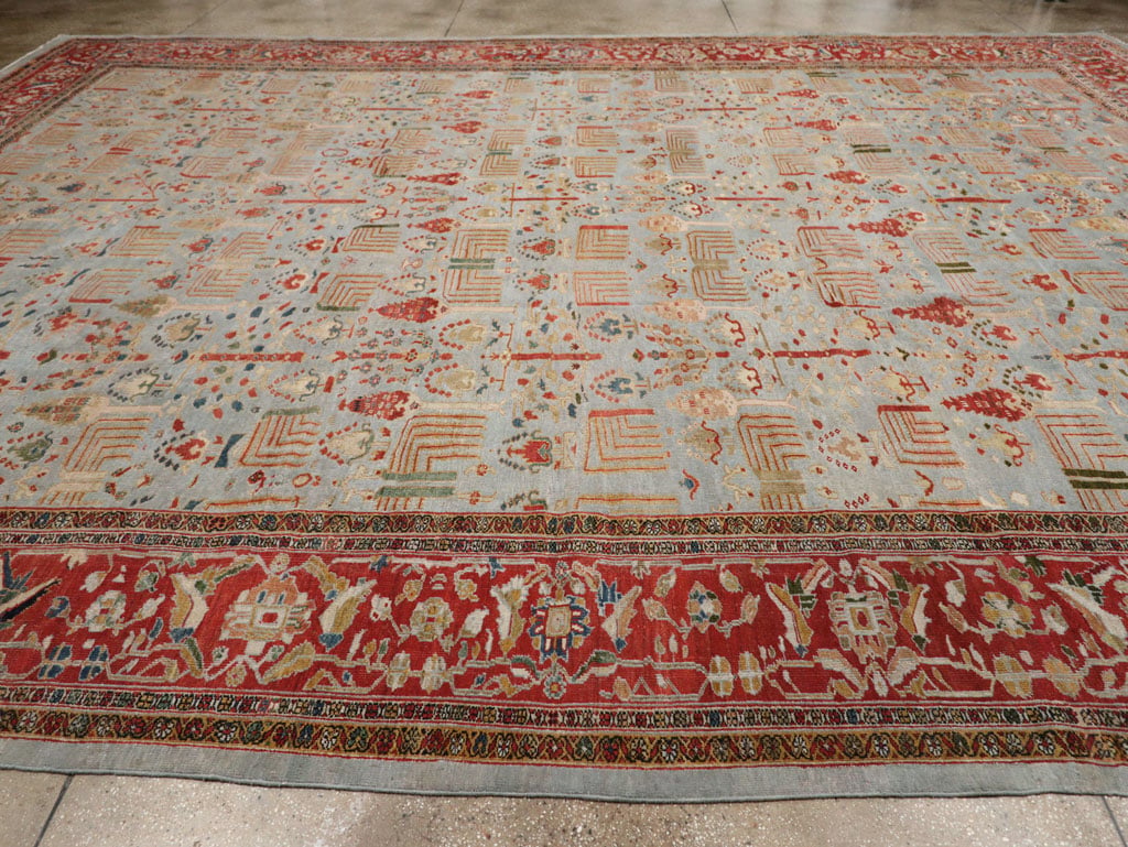 Antique Persian Sultanabad Oversize Carpet, No.29481 - Galerie Shabab