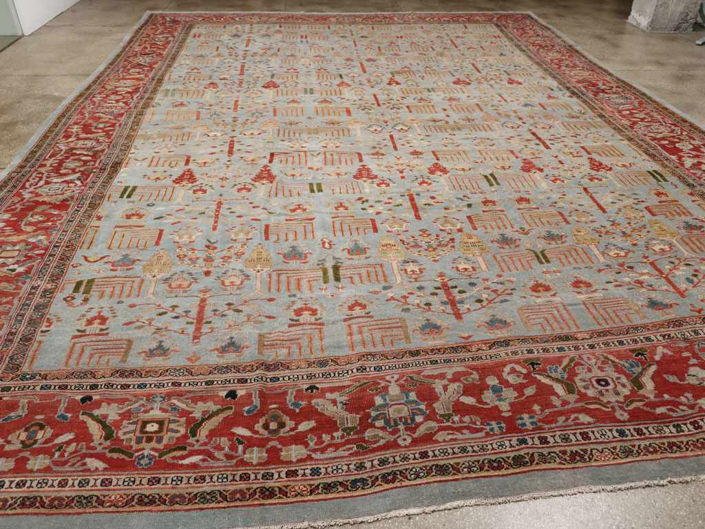 Antique Persian Sultanabad Oversize Carpet, No.29481 - Galerie Shabab