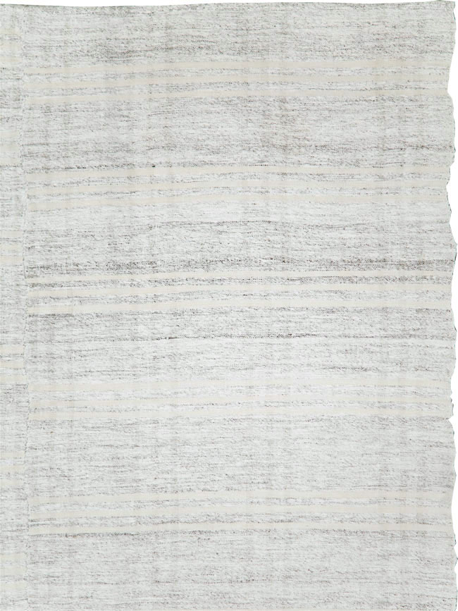 Vintage Turkish Flatweave Kilim Accent Rug, No.29483 - Galerie Shabab