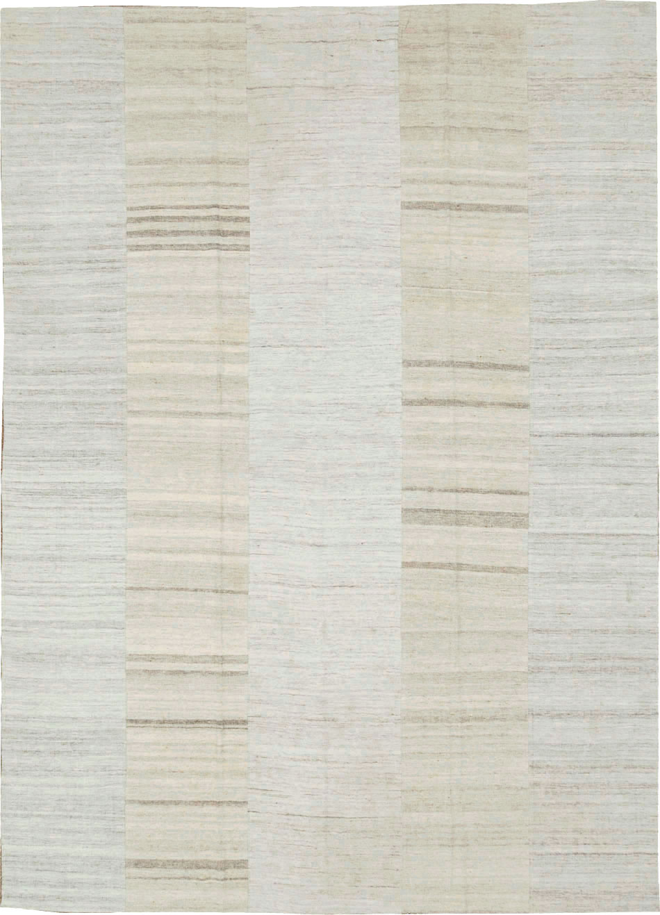 Contemporary Turkish Flatweave Kilim Room Size Carpet, No.29487 - Galerie Shabab