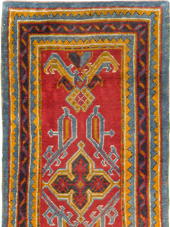 Antique Turkish Oushak Runner, No.29494 - Galerie Shabab