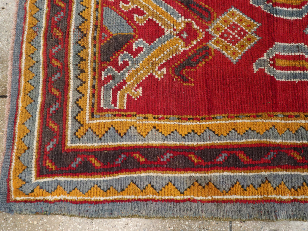 Antique Turkish Oushak Runner, No.29494 - Galerie Shabab