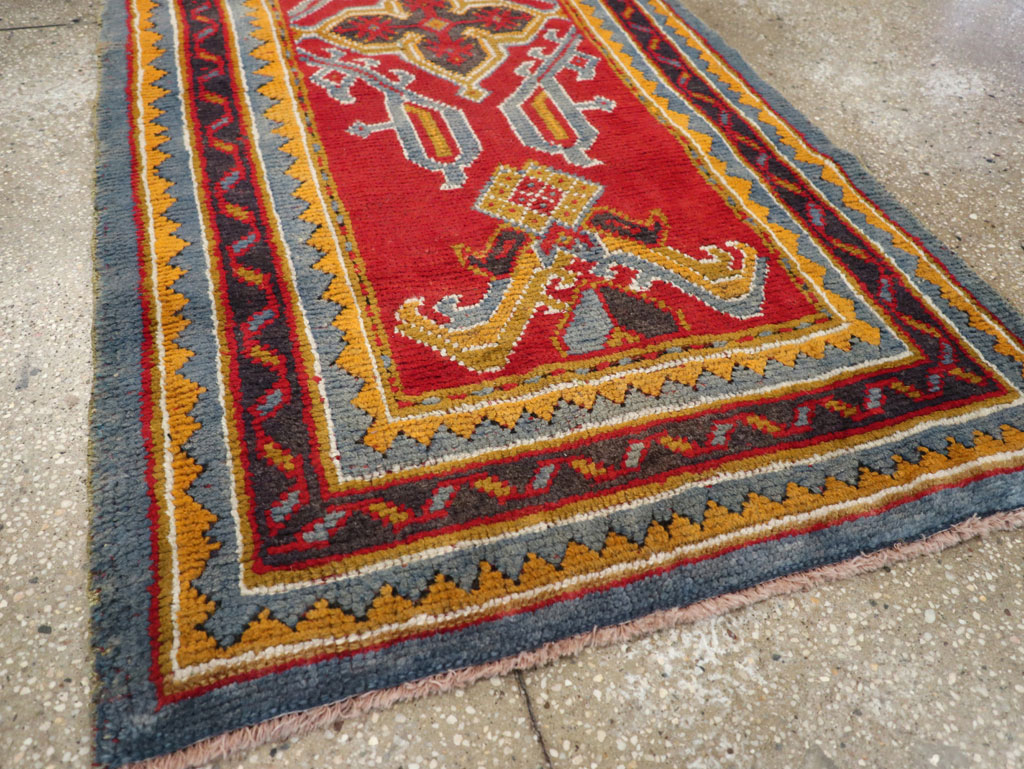 Antique Turkish Oushak Runner, No.29494 - Galerie Shabab