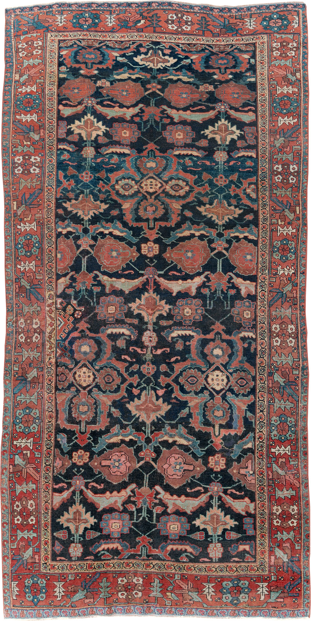 Antique Persian Bidjar Gallery Rug, No.29495 - Galerie Shabab